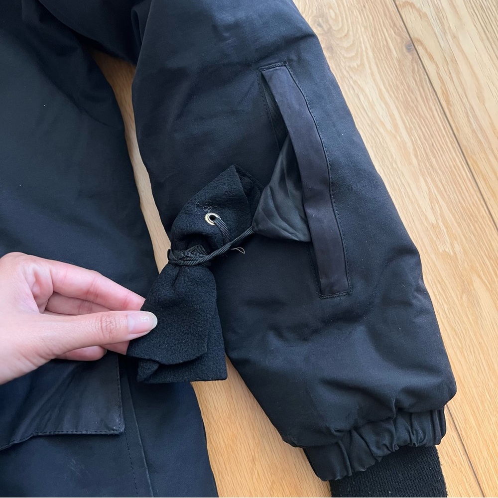 Fat Moose Mens Arctic Explorer Jacket Puffer Parka Ski Snowboard Hooded Black M - Picture 10 of 13